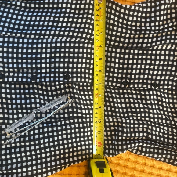 Black and white squares stappy summer mini dress. Fits like an xs. - Picture 5 of 5